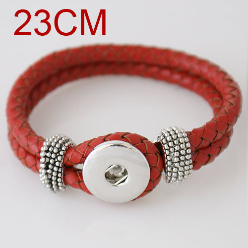 21204 - Snap Jewelry - 20mm - Bracelet - Leather - 1 Snap