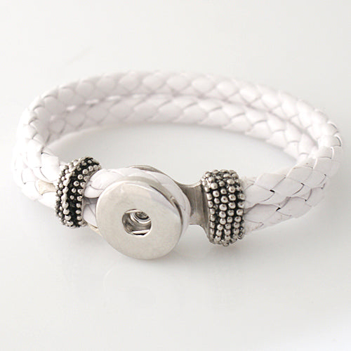 21205 - Snap Jewelry - 20mm - Bracelet - Leather - 1 Snap