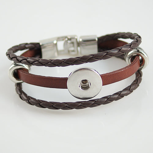 21222 - Snap Jewelry - 20mm - Bracelet - Leather - 1 Snap