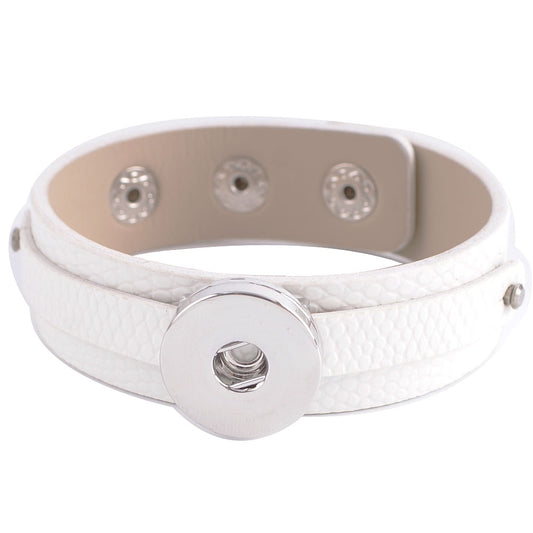 21237 - Snap Jewelry - 20mm - Bracelet - Leather - 1 Snap