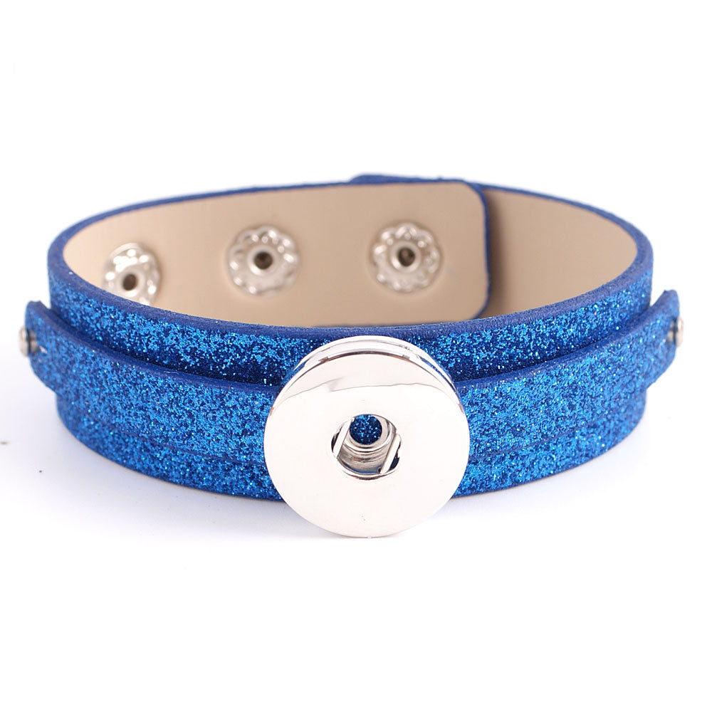 21238 - Snap Jewelry - 20mm - Bracelet - Leather - 1 Snap