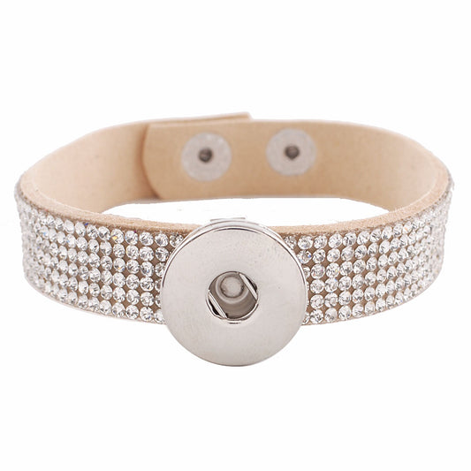 21261 - Snap Jewelry - 20mm - Bracelet - Leather - 1 Snap
