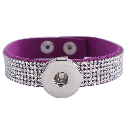 21263 - Snap Jewelry - 20mm - Bracelet - Leather - 1 Snap