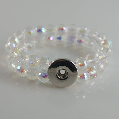 21405 - Snap Jewelry - 20mm - Bracelet - Crystal Beads - 1 Snap