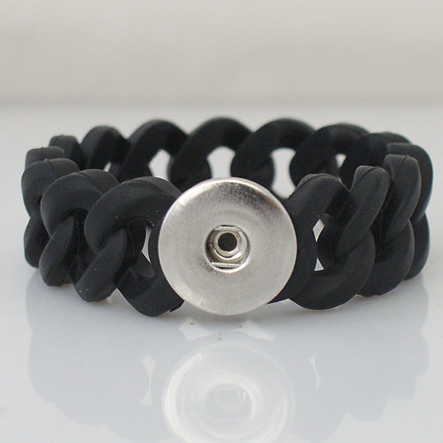 21601 - Snap Jewelry - 20mm - Bracelet - Silicone - 1 Snap