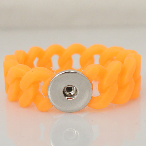 21603 - Snap Jewelry - 20mm - Bracelet - Silicone - 1 Snap
