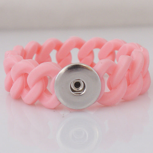 21604 - Snap Jewelry - 20mm - Bracelet - Silicone - 1 Snap
