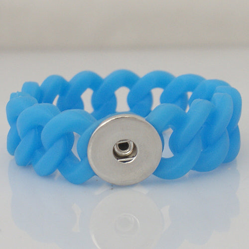 21606 - Snap Jewelry - 20mm - Bracelet - Silicone - 1 Snap