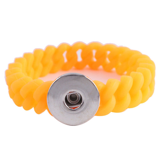 21609 - Snap Jewelry - 20mm - Bracelet - Silicone - 1 Snap