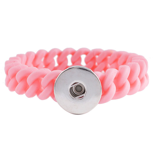 21610 - Snap Jewelry - 20mm - Bracelet - Silicone - 1 Snap