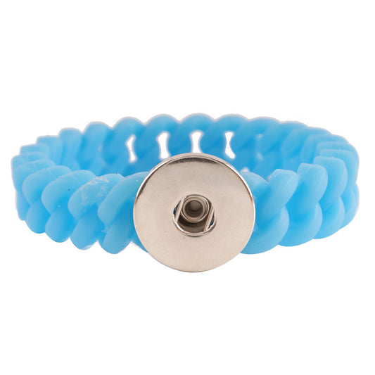 21612 - Snap Jewelry - 20mm - Bracelet - Silicone - 1 Snap