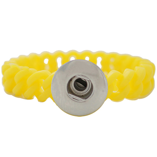 21614 - Snap Jewelry - 20mm - Bracelet - Silicone - 1 Snap