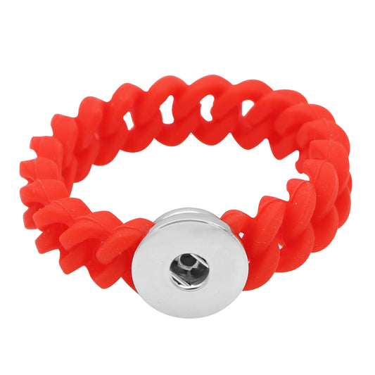 21622 - Snap Jewelry - 20mm - Bracelet (Child Size) - Silicone - 1 Snap