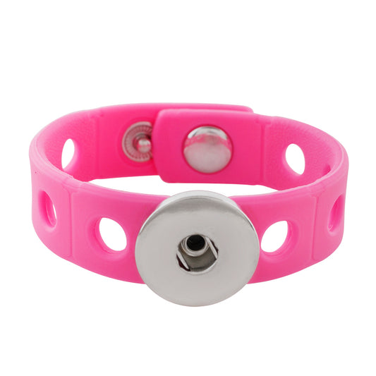 21625 - Snap Jewelry - 20mm - Bracelet (Child Size) - Silicone - 1 Snap
