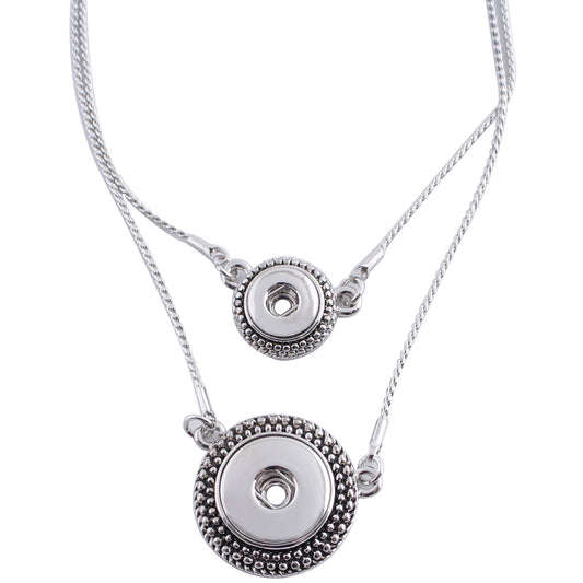 22104 - Snap Jewelry - 20mm - Necklace - 2 Snaps (1-20mm & 1-12mm)