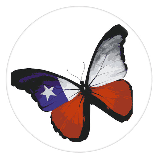40038 - Snap - 20mm - Texas Flag Butterfly