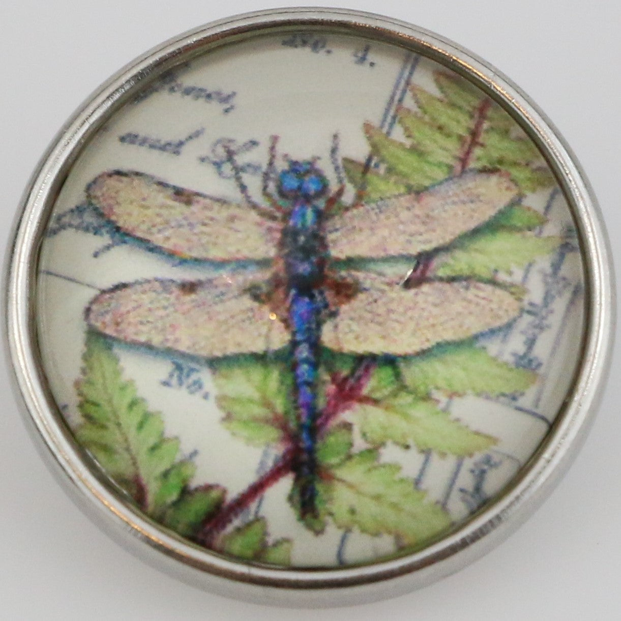 40081 - Snap - 20mm - Dragonfly with Blue Body