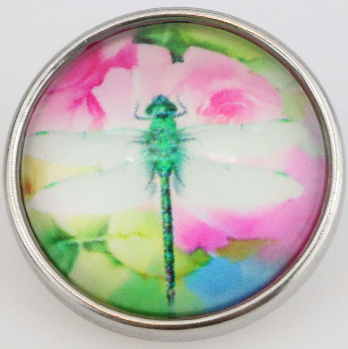 40083 - Snap - 20mm - Dragonfly on Pastel