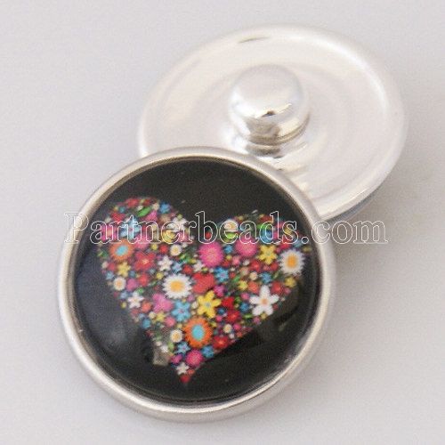 40410 - Snap - 20mm - Flower Heart