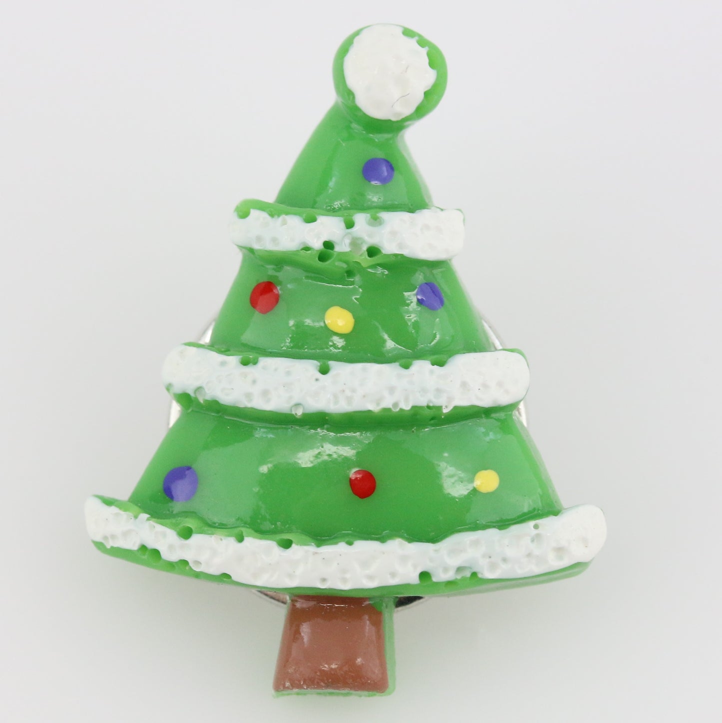 40510 - Snap - 20mm - Christmas Tree - 3D "Clay" Look