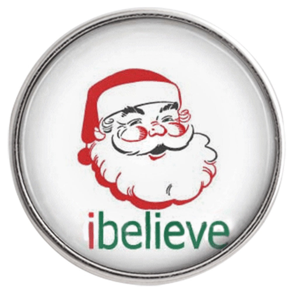 40526 - Snap - 20mm - Santa Claus - "i believe"