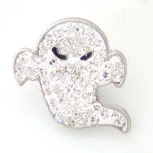 41042 - Snap - 20mm - Rhinestone Ghost