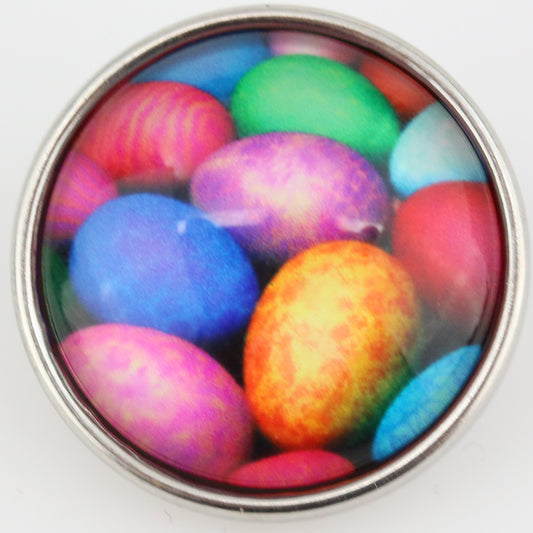 41225 - Snap - 20mm - Colored Easter Eggs