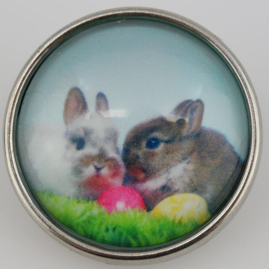 41228 - Snap - 20mm - Bunnies with Easter Eggs