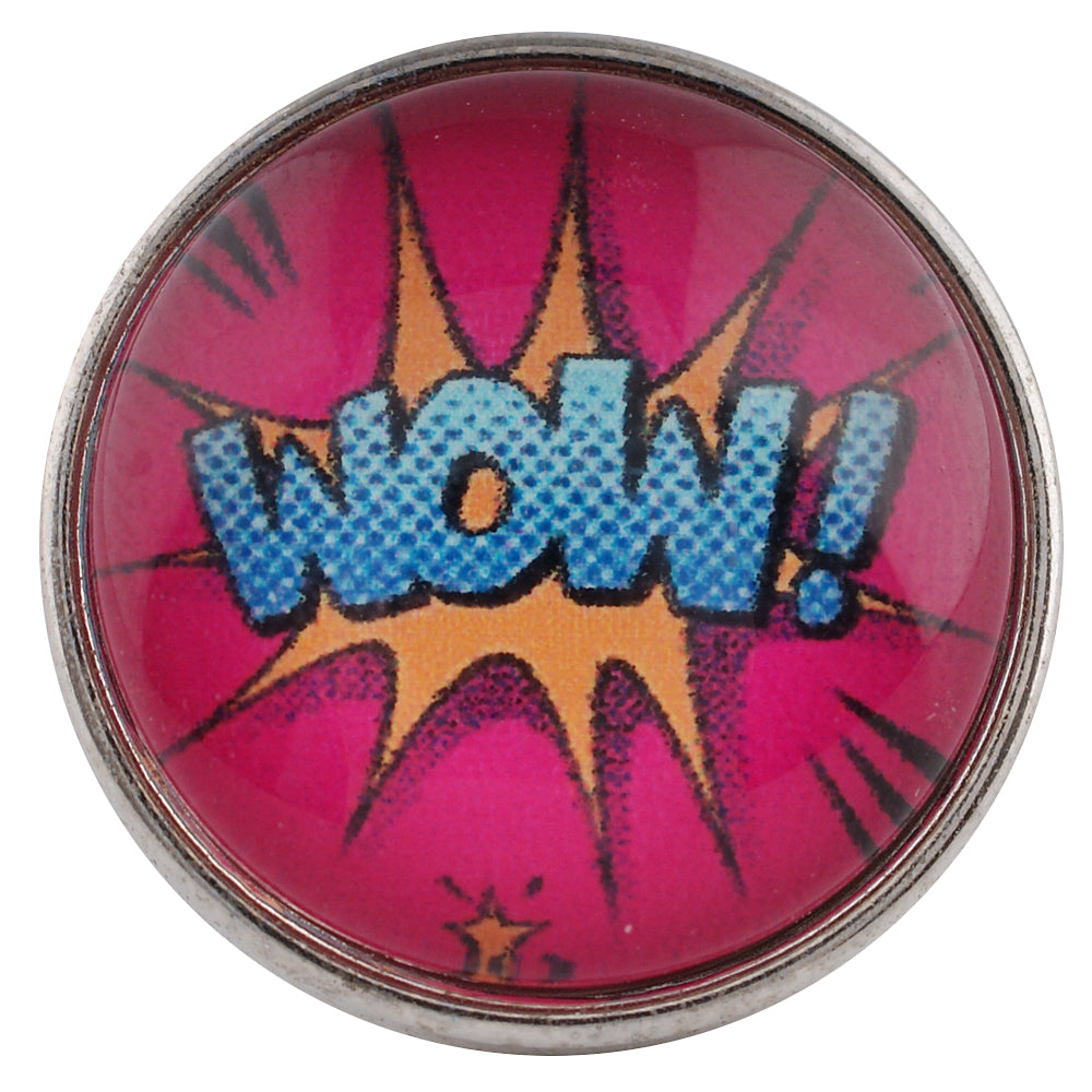 43002 - Snap - 20mm - Cartoon "WOW!"