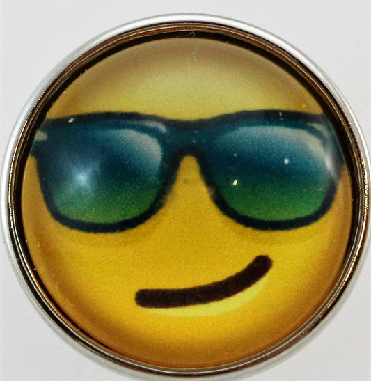 43104 - Snap - 20mm - Emoji - Sunglasses