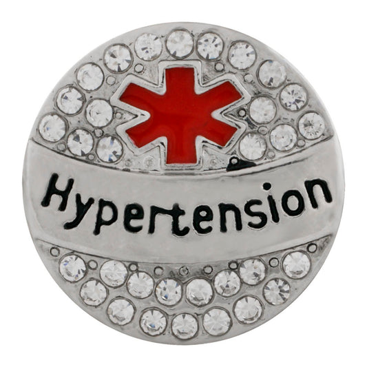 50003 - Snap - 20mm - Medic Alert - Hypertension