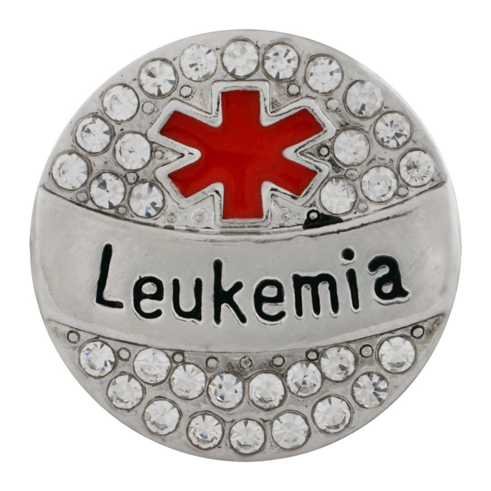 50014 - Snap - 20mm - Medic Alert - "Leukemia"