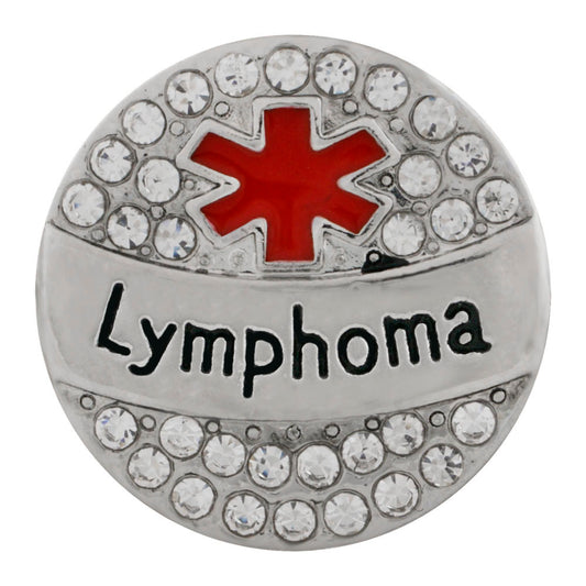 50017 - Snap - 20mm - Medic Alert - "Lymphoma"