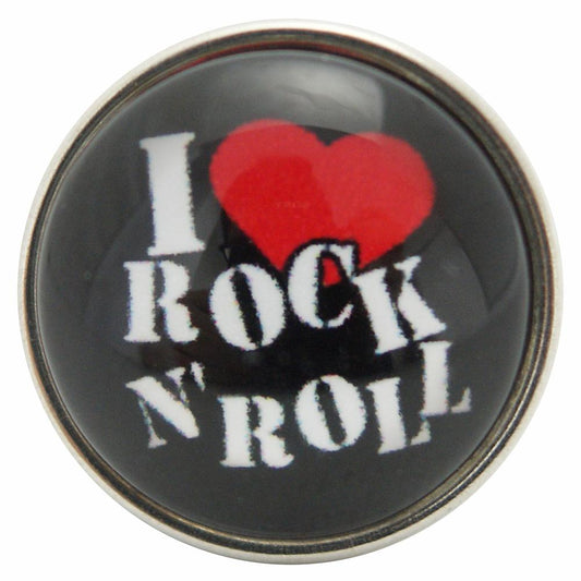 51201 - Snap - 20mm - I (Heart) Rock N' Roll