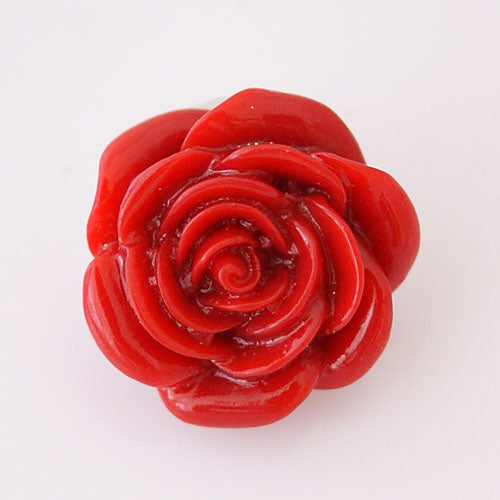 52003 - Snap - 20mm - Red Rose - 3D Resin