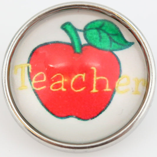 53104 - Snap - 20mm - "Teacher" with Apple