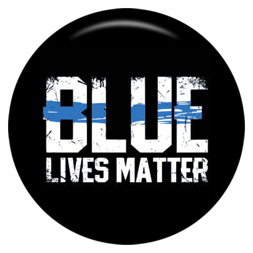 53250 - Snap - 20mm - "BLUE LIVES MATTER"