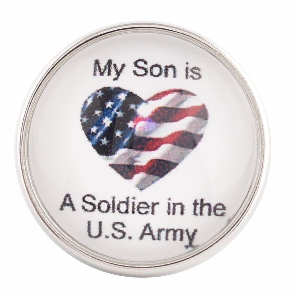 54015 - Snap - 20mm - My Son is a Soldier in the U.S. Army