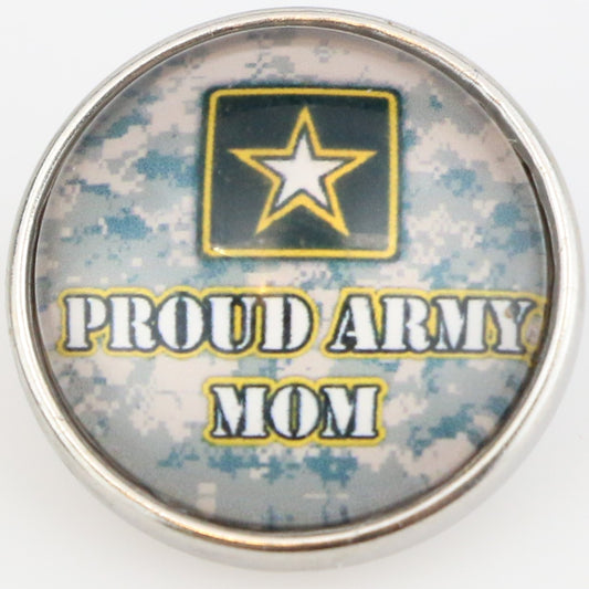 54023 - Snap - 20mm - PROUD ARMY MOM