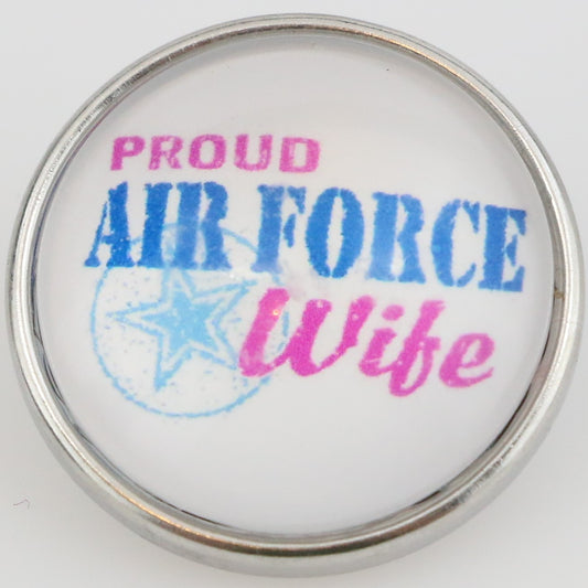 54042 - Snap - 20mm - PROUD AIR FORCE Wife