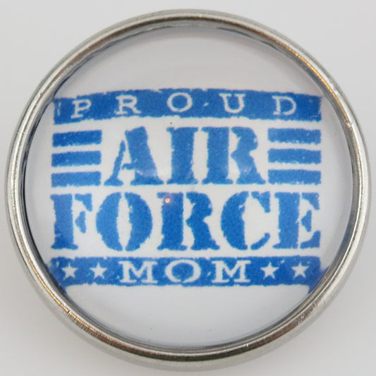 54053 - Snap - 20mm - PROUD AIR FORCE MOM