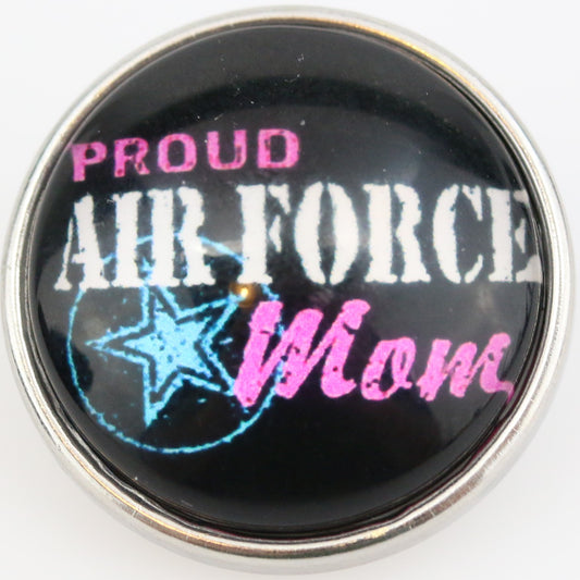 54054 - Snap - 20mm - PROUD AIR FORCE Mom