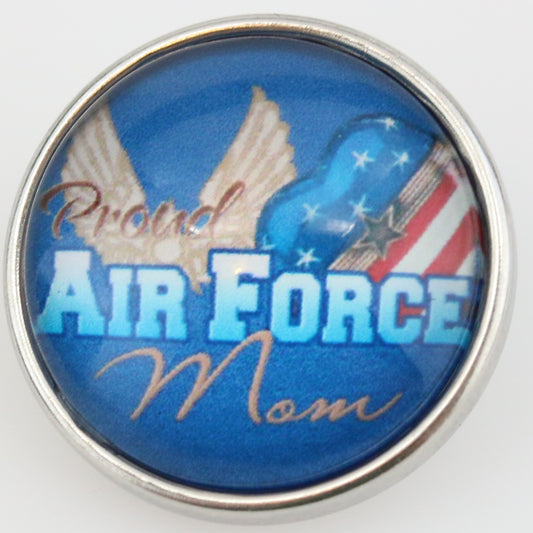 54058 - Snap - 20mm - Proud AIR FORCE Mom