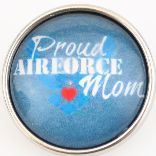 54062 - Snap - 20mm - Proud AIR FORCE Mom