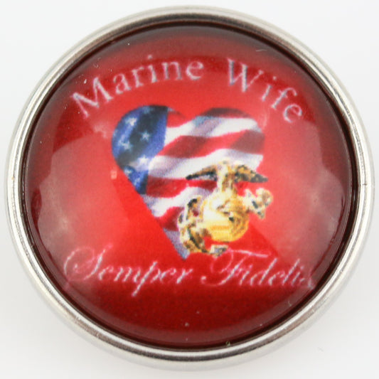 54067 - Snap - 20mm - Marine Wife - Semper Fidelis