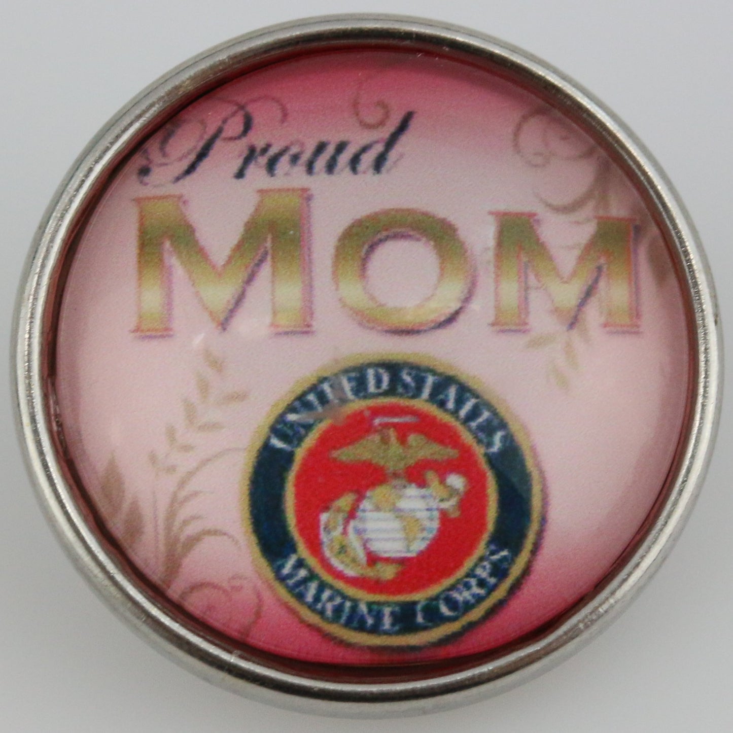 54071 - Snap - 20mm - Proud MOM - UNITED STATES MARINE CORPS