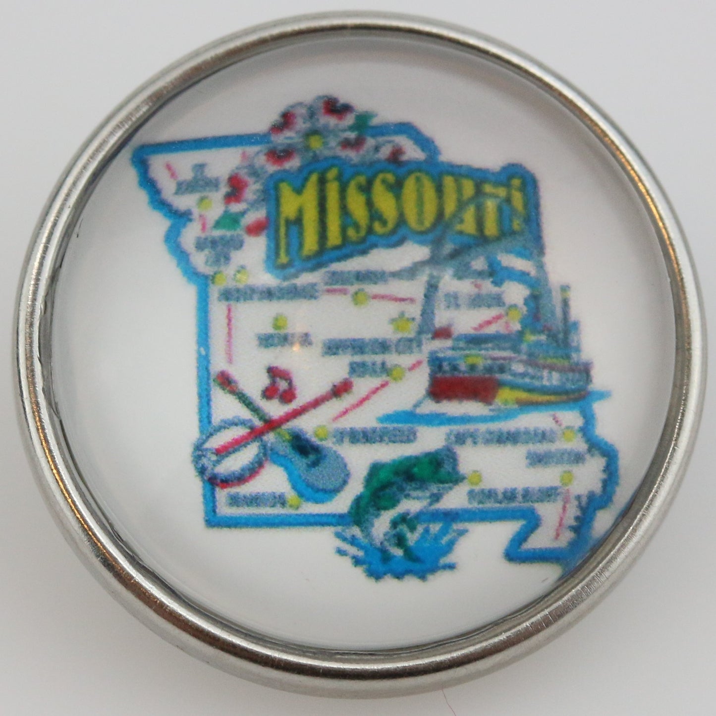 55024 - Snap - 20mm - US State - Missouri