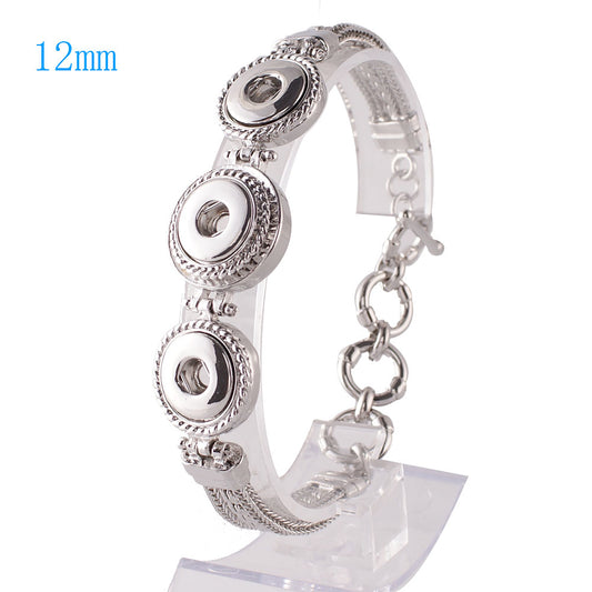61004 - Snap Jewelry - 12mm - Bracelet - 3 Snaps