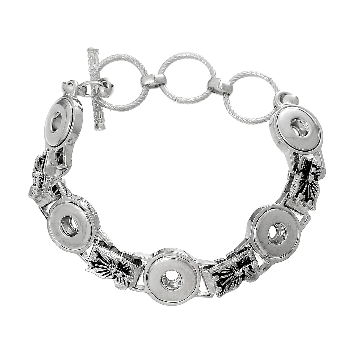 61010 - Snap Jewelry - 12mm - Bracelet - 5 Snaps