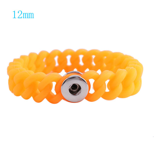 61021 - Snap Jewelry - 12mm - Bracelet - Silicone - 1 Snap